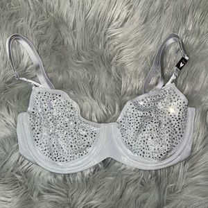 Victoria’s Secret Bedazzled Rhinestone Wicked Bra